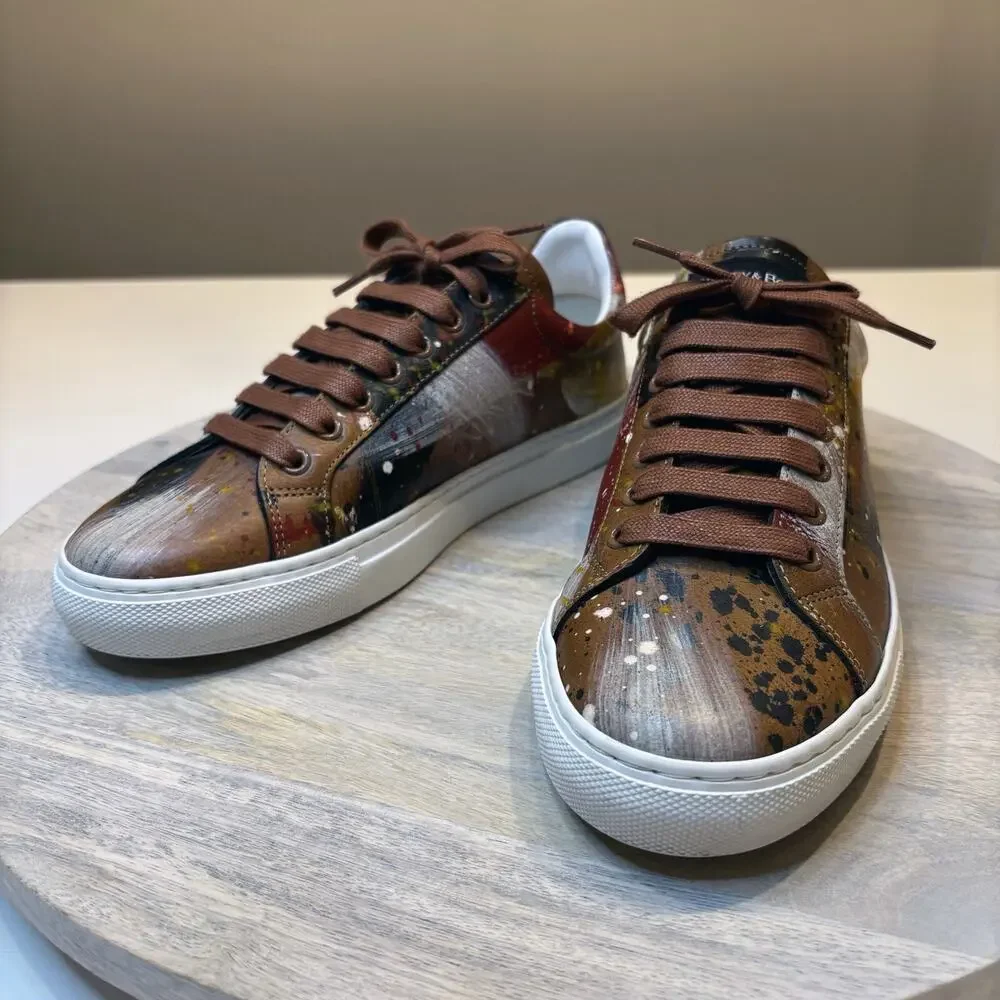Dooney & Bourke Florentine Dipinta Limited Edition Leather Sneakers US Size 7